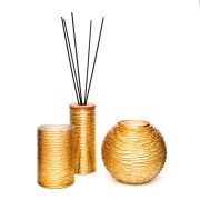 Amber Diamond Cam Vazo/Mumluk (17 cm)