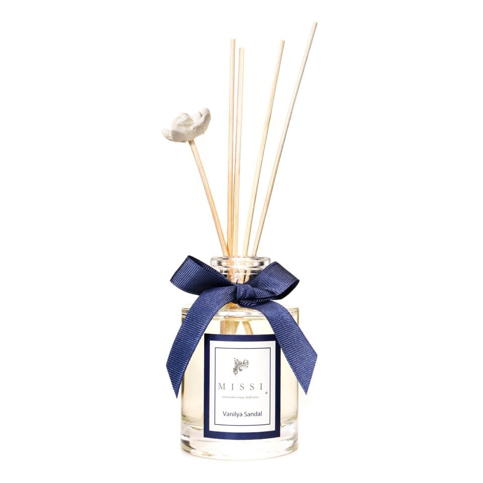 110 ml Silindir Şişe Vanilya Sandal Oda Kokusu