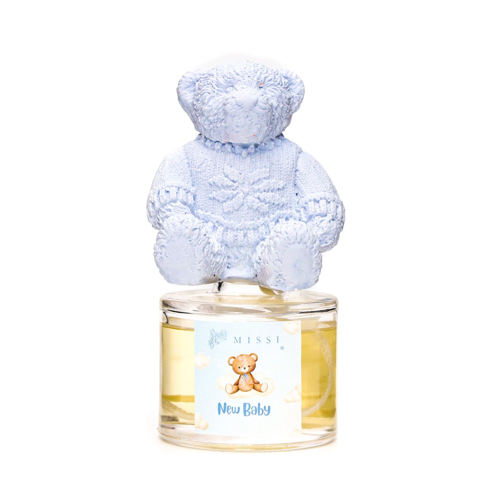 100 ml Mavi Ayıcık Seramik Taşlı New Baby Oda Kokusu