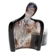 Arun Heykel- Transparan Kahverengi Batik (23 cm)