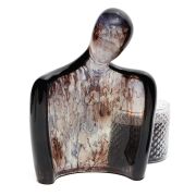 Arun Heykel- Transparan Kahverengi Batik (23 cm)