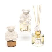 100 ml Ekru Ayıcık Seramik Taş Bambu Çubuklu Missi Baby Oda Kokusu