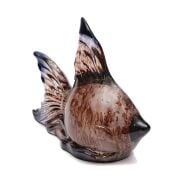 Dekoratif Ocean Art Kahverengi Balık Heykeli (23 cm)