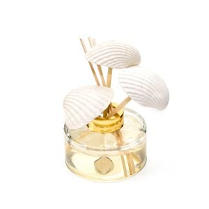 Marin 150 ml İstiridye Kabuğu Seramik Taş Bambu Çubuklu Aqua Mediterian Oda Kokusu