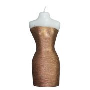 Dekoratif Bakır Taramalı Vücud Mum