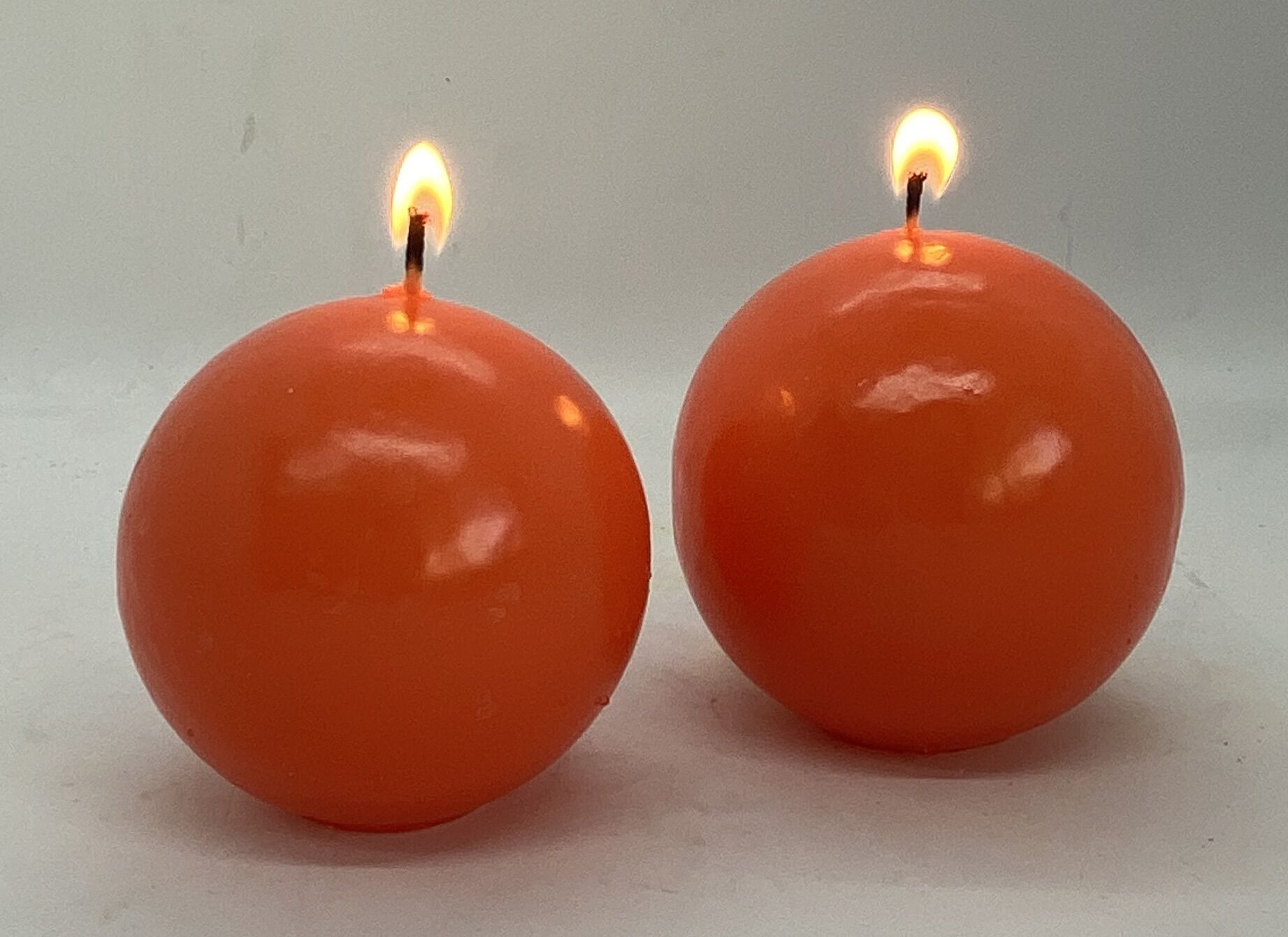 2li Turuncu Top Mum Seti (7 cm-8 cm)