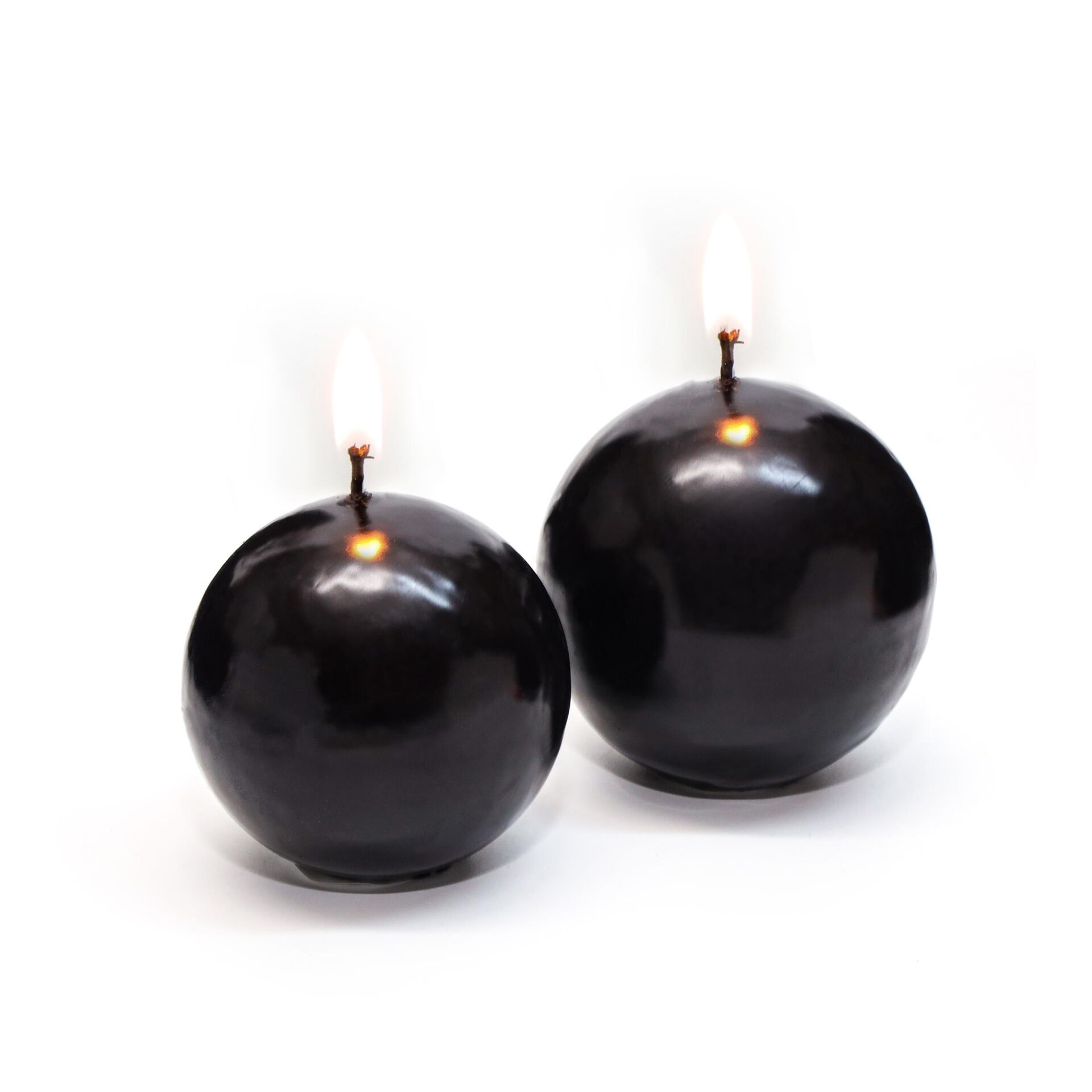 2li Siyah Top Mum Seti (7 cm-8 cm)