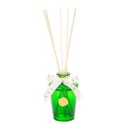 130 ml Yeşil Konik Cam Şişe Bambu Çubuklu White Jasmin Oda Kokusu