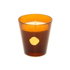 Kahverengi Konik Cam Bardak Oud Kokulu Vegan Mum (160 gr)