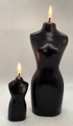 2 Boy Siyah Vücud Mum Seti (24 cm-11 cm)