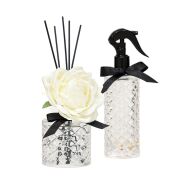 Kristal Gül Serisi- Şeffaf Cam/Black Vanilya Oda Spreyi
