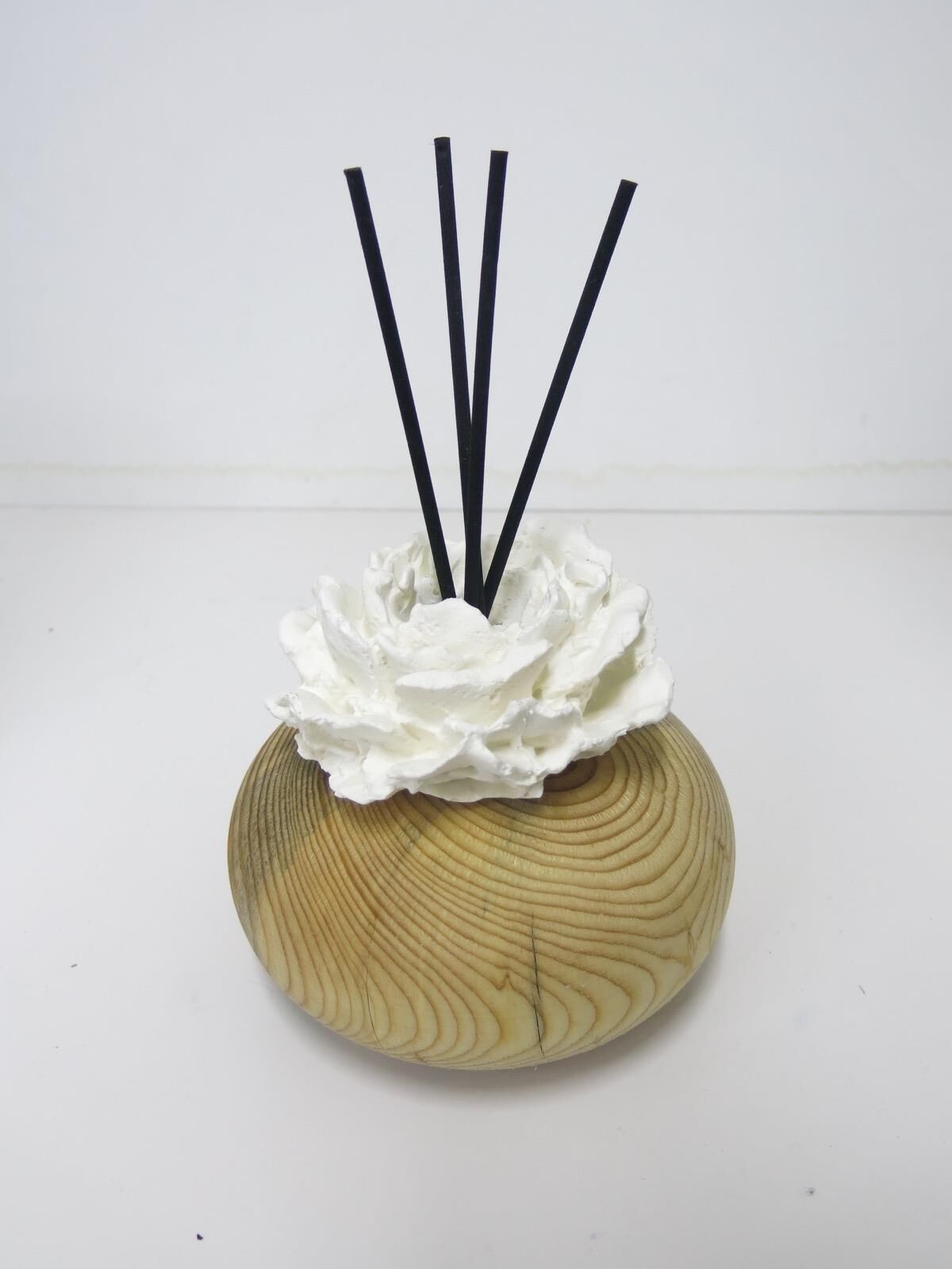 MİSSİ MASİF AHŞAP (KAHVERENGİ DAMARLI) EKRU TAŞLI DARK WOOD ODA KOKUSU