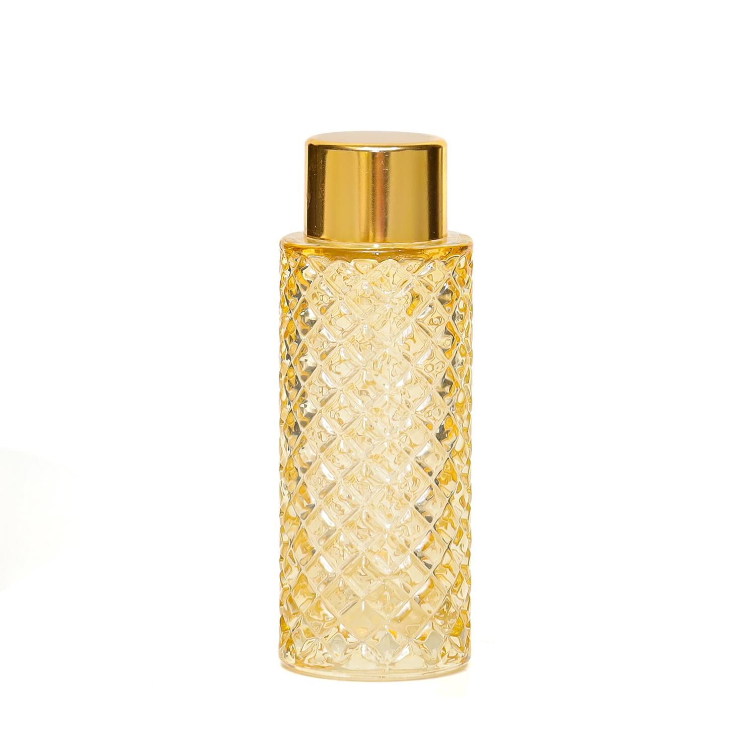 Kristal Gül Serisi- Amber Cam Hanımeli Kolonya