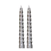 Wedding 10 Adet Gümüş Burgulu Şamdan Mum Seti