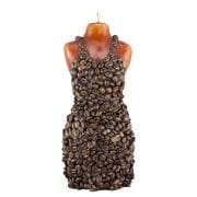 Çikolata Kokulu Kahve Çekirdekli Vücud Mum