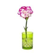 Flora Design- Minimal Yeşil Kesme Cam Vazo