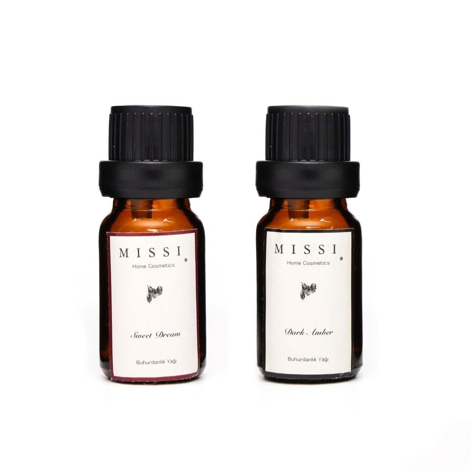 2'li Dark Amber & Sweet Dream Buhurdanlık Esansı/Yağı