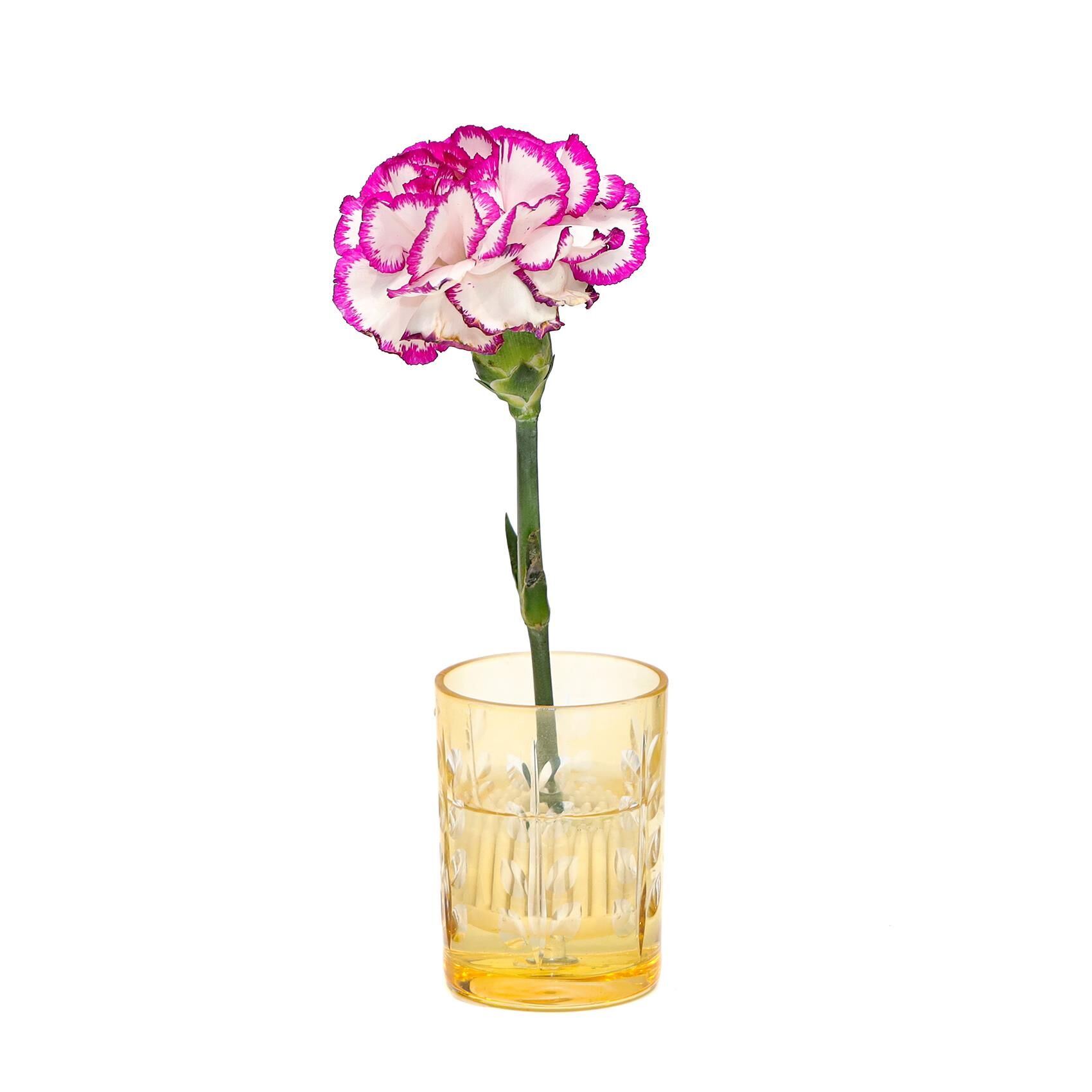 Flora Design- Minimal Amber Kesme Cam Vazo