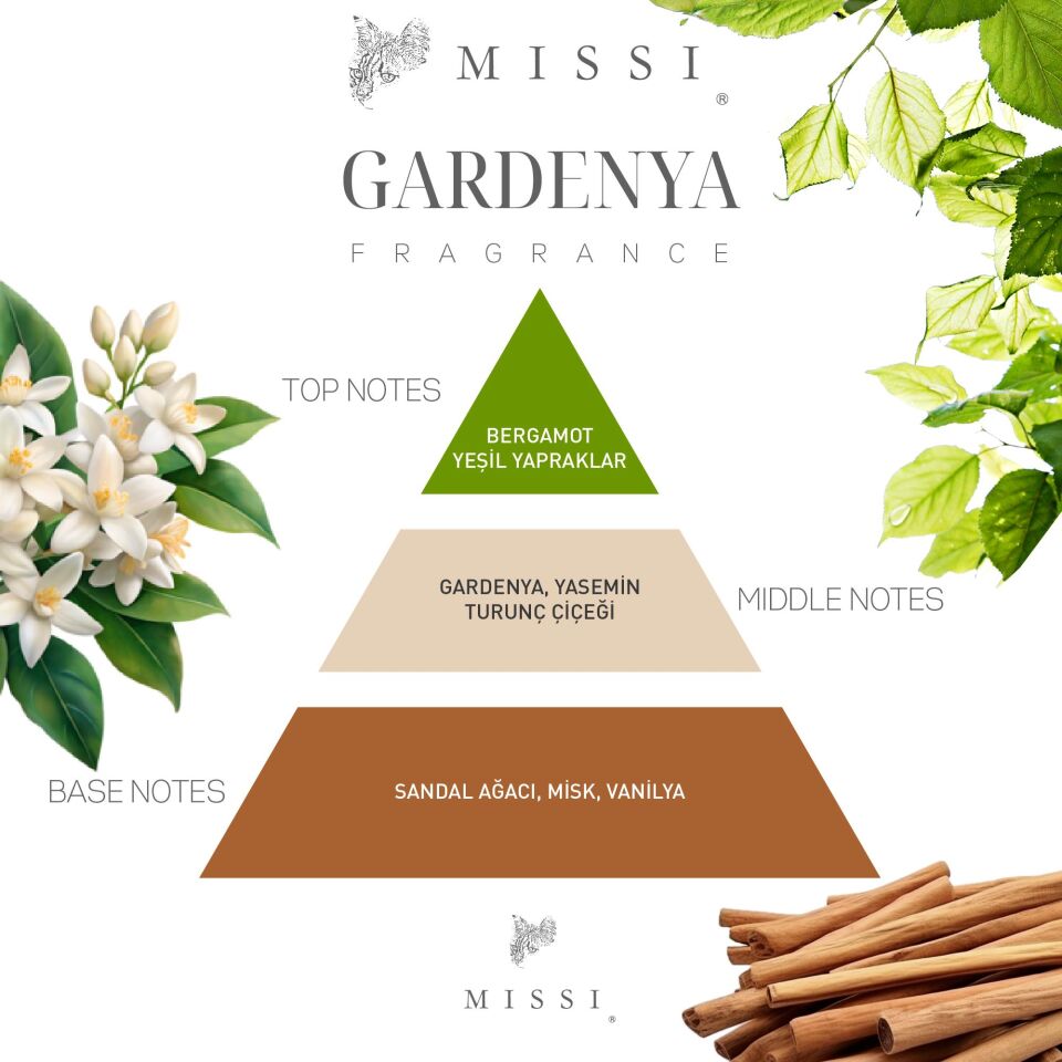 200 ml Mavi Yaprak Desenli Kesme Cam Gardenya Oda Kokusu