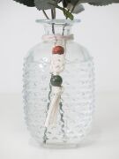 15 cm Damla Kabartmalı Cam Vazo