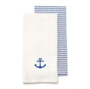 2'li Çapa Nakışlı Kurulama Bezi Seti