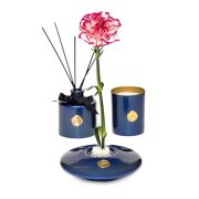 Flora Design-Elegance Mavi Cam Vazo