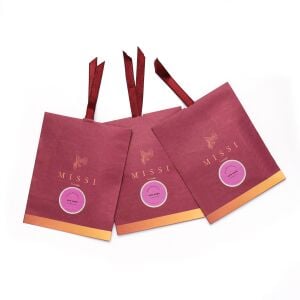 3 Adet New Baby Kokulu Zarf Seti (Bordo)