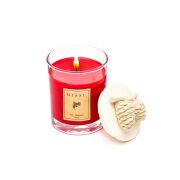 MİSSİ YILBAŞI KOZALAK SERAMİK TAŞ KAPALI SPICE ORANGE KOKULU KIRMIZI VEGAN MUM (140 GR)