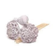 Bloom & Breeze Serisi- Lila Seramik Taşlı Doğal Bambu Kamış Seti