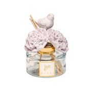 Bloom & Breeze Serisi- Lila Seramik Taşlı Doğal Bambu Kamış Seti