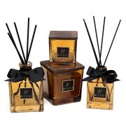 Simple Luxe Collection-Oud Vanilya Oda Kokusu ve Mumluk Seti