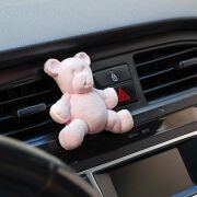 Pembe Ayıcık Taşlı Vanilya Sandal Araba/Araç Kokusu (20 ml esans ile birlikte)