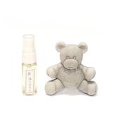 Gri Ayıcık Taşlı Black Vanilya Araba/Araç Kokusu (20 ml esans ile birlikte)