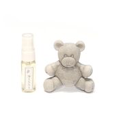 Gri Ayıcık Taşlı Black Vanilya Araba/Araç Kokusu (20 ml esans ile birlikte)