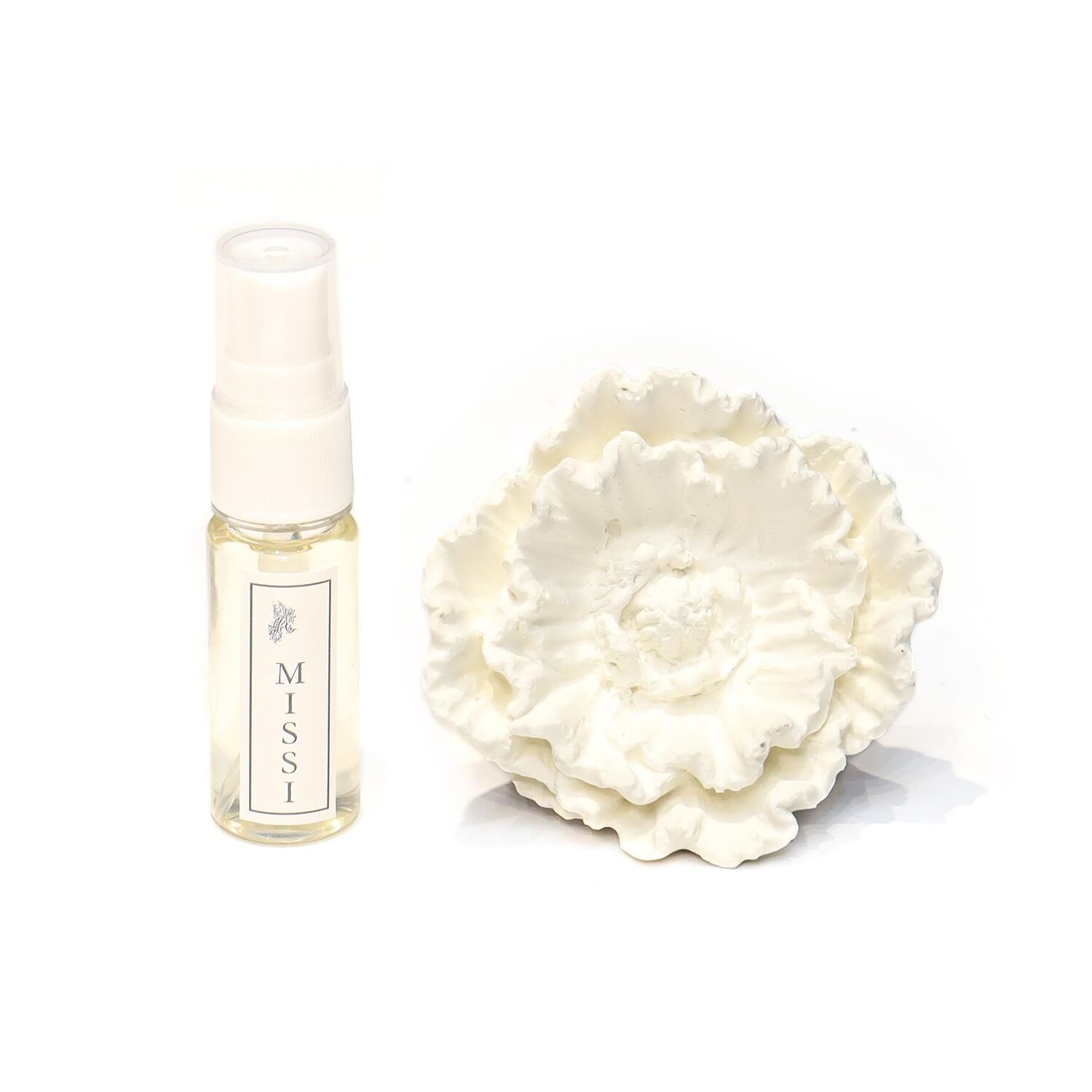 Ekru Şakayık Taşlı Anti-Tobacco Araba/Araç Kokusu (20 ml esans ile birlikte)