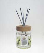 200 ml Masif Ahşap Şapkalı Dark Amber Çubuklu Oda Kokusu