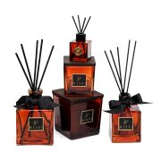 Simple Luxe Collection-Dark Amber Oda Kokusu ve Mumluk Seti