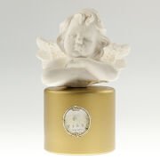 200 ml Gold Şişe Melek Seramik Taşlı Yasemin Oda Kokusu