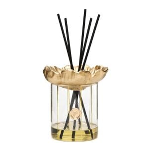 Golden Bloom Dark Amber Çubuklu Oda Kokusu-Üfleme Cam&Dekoratif Tasarım