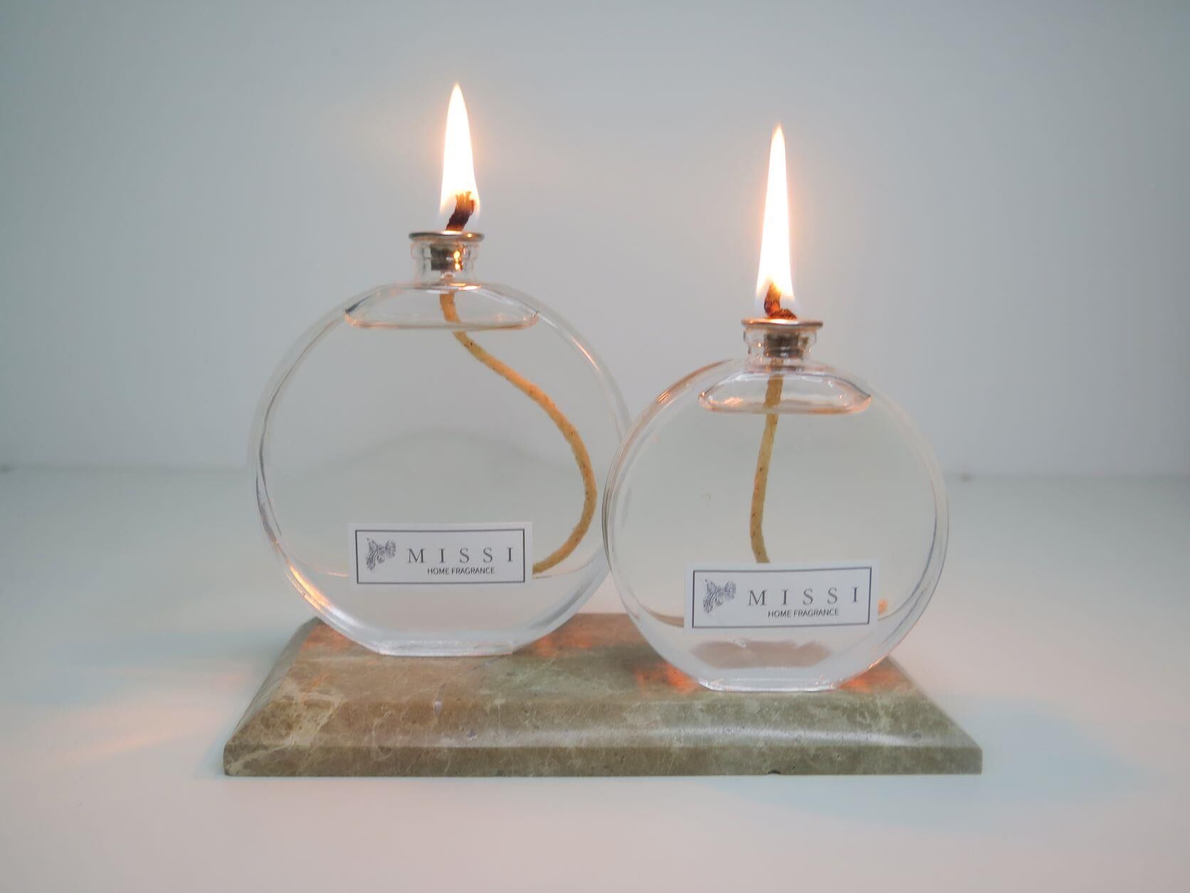 2 Boy Dark Amber Kokulu Kandil Seti