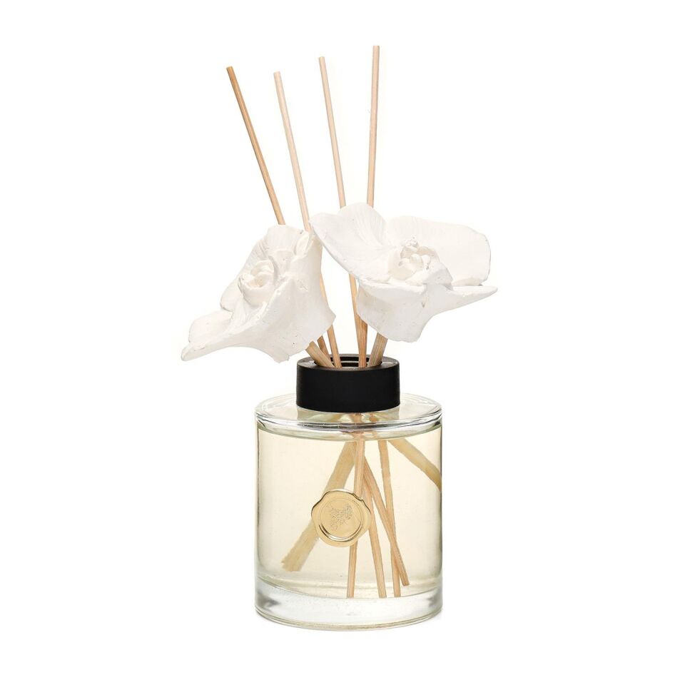 200 ml Seramik Taş Bambu Çubuklu Oud Vanilya Oda Kokusu