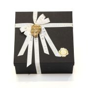 Kahverengi Golden Glow Cam Mumluk ve Tealight Seti (Dekoratif Sıvama Kutulu)