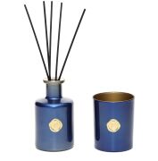 Mavi Golden Glow 200 ml Vanilya Sandal Oda Kokusu ve Mumluk Seti
