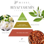 Yeşil Golden Glow 200 ml White Jasmine Oda Kokusu ve Mumluk Seti