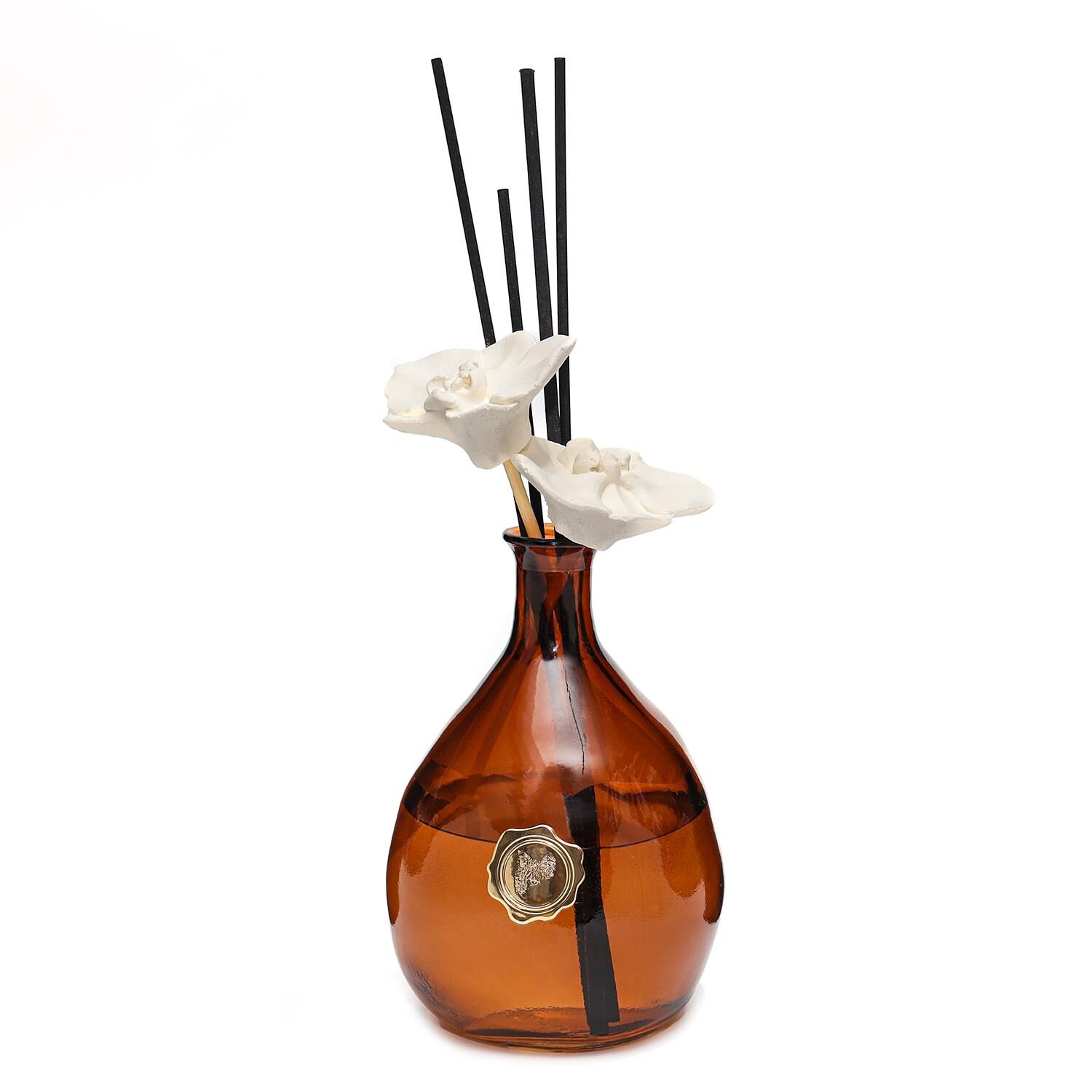 Büyük Kahverengi Amorf Şişe Oud Oda Kokusu