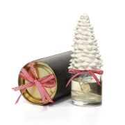 Yılbaşı 200 ml Çamağacı Seramik Taşlı Spice Orange Oda Kokusu (Dekoratif Hediye Sıvama Kutulu)