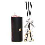 Yılbaşı 220 ml Çamağacı Cam Şişe Spice Orange Oda Kokusu (Dekoratif Hediye Sıvama Kutulu)