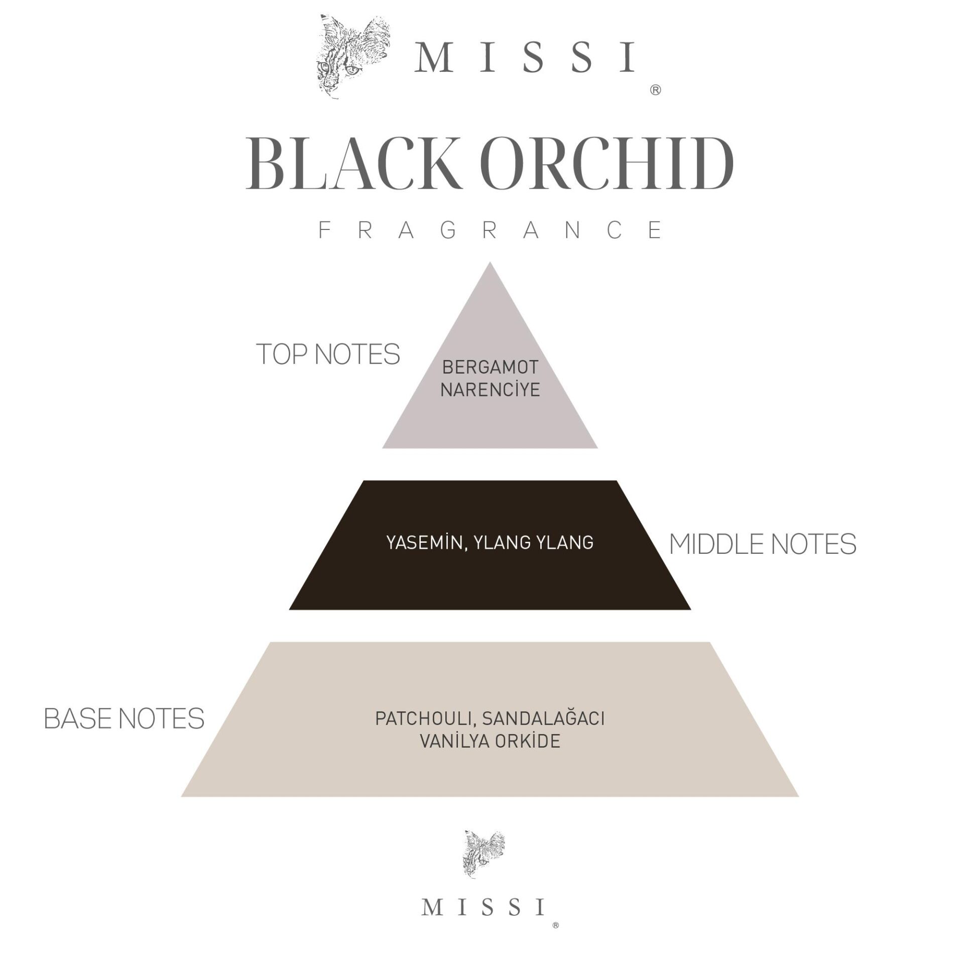 Parlak Sırlı Taş Orkide İnceliği Çubuklu Oda Kokusu 400 ml –Black Orchid