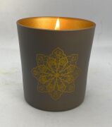 BÜYÜK GRİ-GOLD  YASEMİN SANDAL KOKULU VEGAN MUM