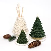 Yılbaşı 100 ml Çamağacı Seramik Taş Bambu Çubuklu Spice Orange Oda Kokusu